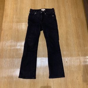 Madewell Denim Cali Demi Boot Starkey Wash